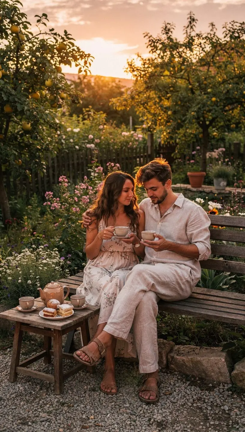 A tea elkészítése közben keletkező gőz, amely az illatos gyógynövények aromáját hordozza.